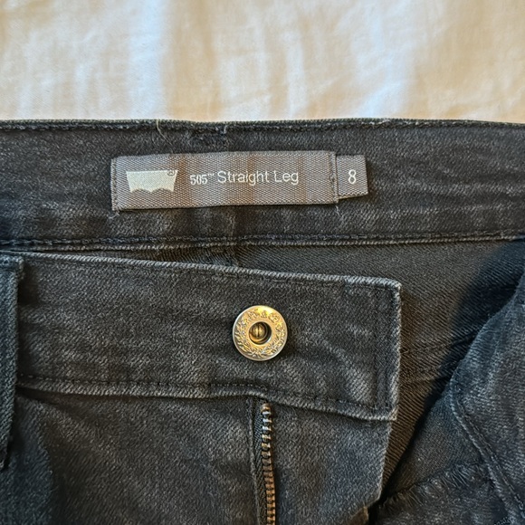 Levi’s 505 straight leg jeans turned shorts - Picture 2 of 10